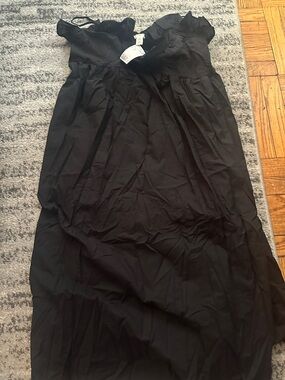 Classic Black Midi Dress